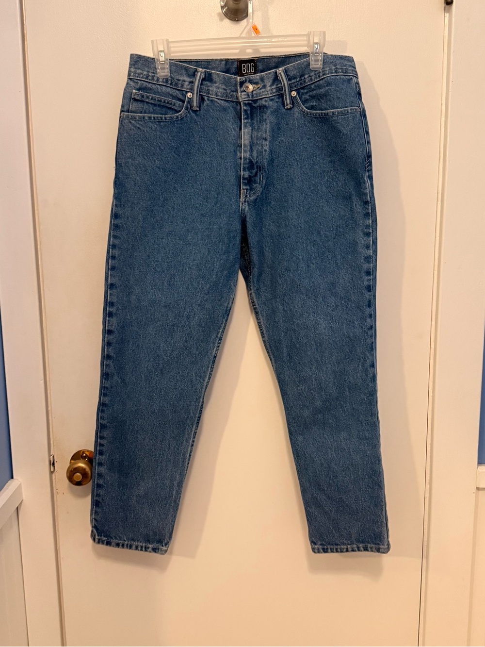 BDG Relaxed Straight-Leg Blue Men's Jeans Dad Fit 32X30 100% Cotton EUC